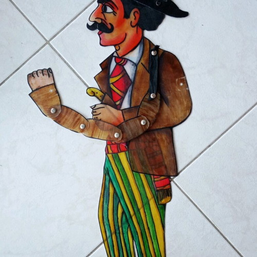 Stavrakas shadow theater figure used