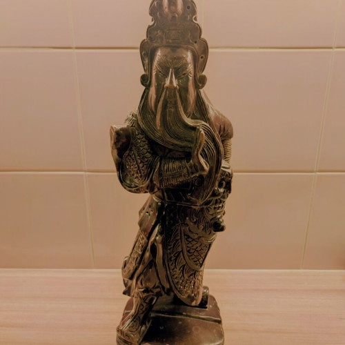 Wooden Chinese Sculpture 19th Century used, hand carved