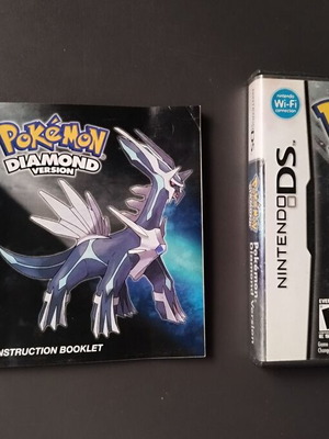 Nintendo DS Pokemon Diamond Version μεταχειρισμένο, USA κουτί, EUR κασέτα