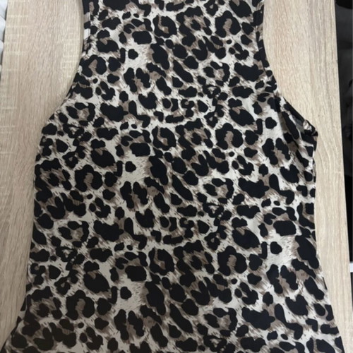 Leopard print shirt Shein like new, size M 38 10, brown