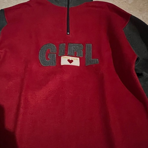 Sweatshirt like new, gray and red, size S