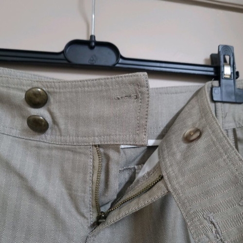 Mexx Fashion women's pants like new, low waist, beige-green shades