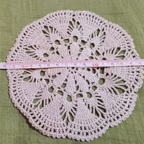 Crochet square coasters like new, set of 5 pieces