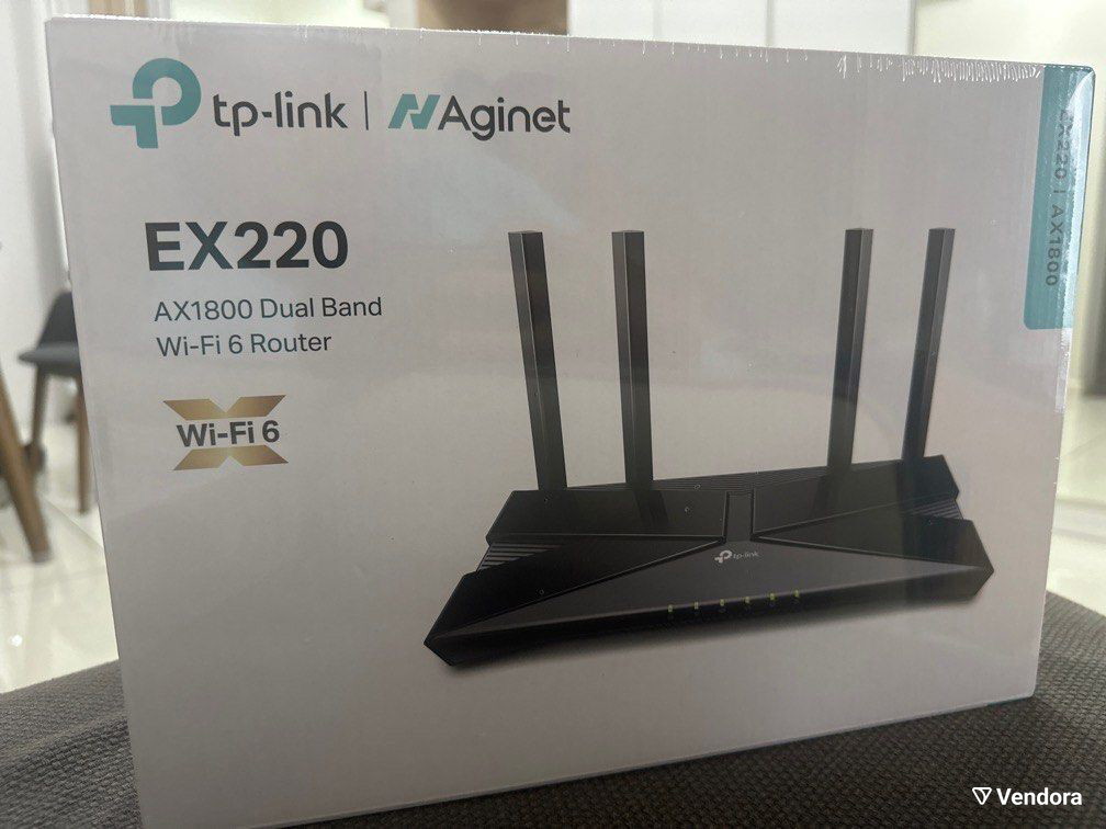 Ex 220 Router TP-LINK EX220 Router WiFi 6 με 4 θύρες… - € 45,00 - Vendora.gr