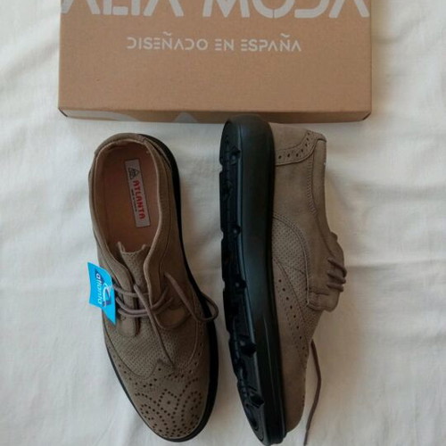 Atlanta women's loafers shoes khaki size 40 new