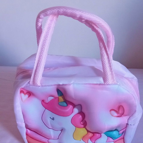 Children's insulated lunch bags with unicorn and astronaut designs, new