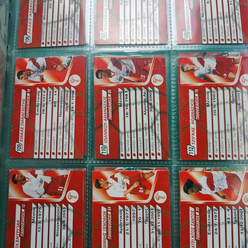 Europa 2001 Paiktarades Cards like new pack