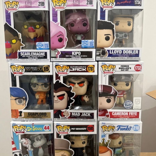 Funko Pop! bundle of 9 vinyl figures, brand new