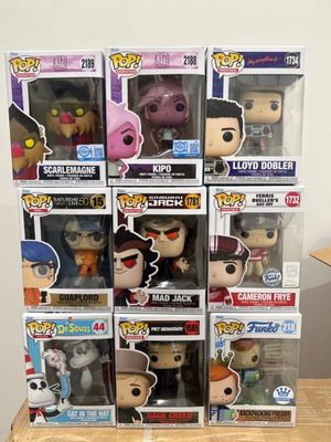 Funko Pop! bundle of 9 vinyl figures, brand new