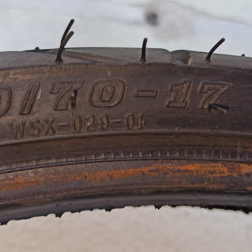 Yamakumo tire like new, 60/70-17 low profile for moped
