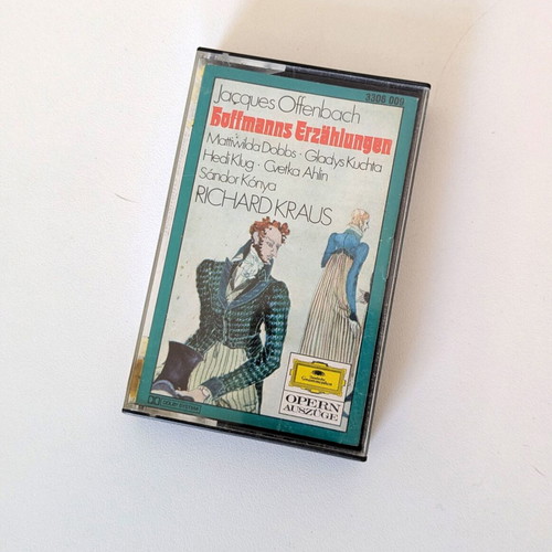 Jacques Offenbach Hoffmanns Erzählungen cassette used, classical