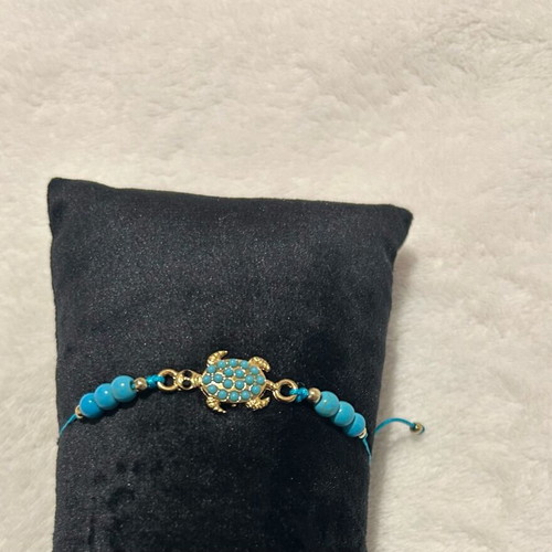 Bohemian Style Handmade Bracelets Set of 6 Turquoise with Evil Eye