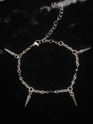 Alternative handmade spike bracelet stainless steel