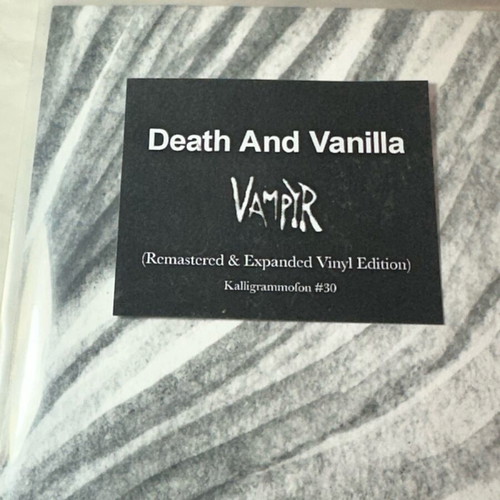 Death & Vanilla Vampyr 2 x red vinyl limited numbered edition like new