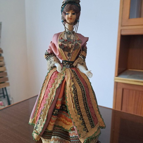 Doll with traditional costume used
