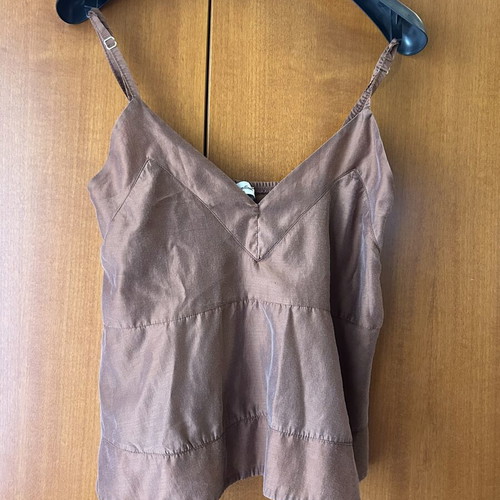Regalinas brown airy camisole top, size M/L