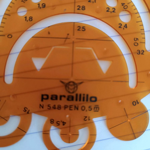 Parallilo daisy stencil