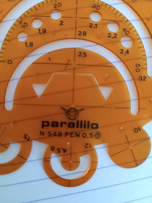 Parallilo daisy stencil