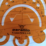 Parallilo daisy stencil