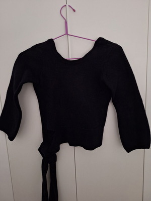 Sisley wool sweater black like new, XS