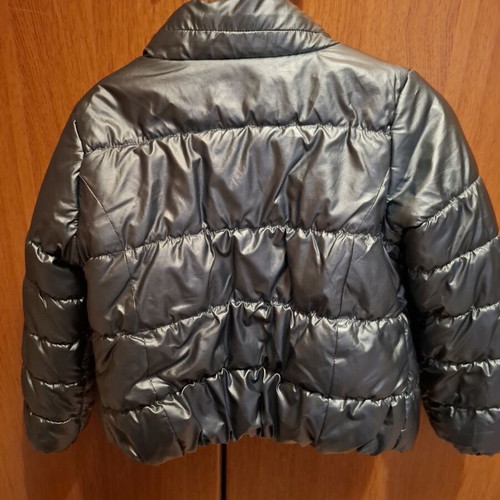 Ovs Fashion children's jacket used, petrol metallic color, size 3-4 years