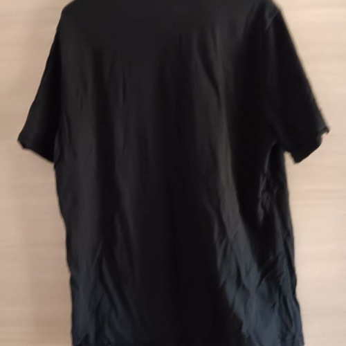 Women's short-sleeve blouse black used, sizes L and XL