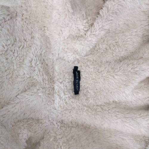 Coat with sequin sleeves like new, green