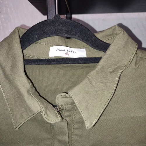 Meet To You Khaki Jumpsuit size L, like new