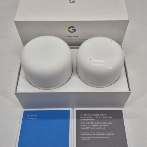 Google Nest Wifi mesh system white, new, router and access point