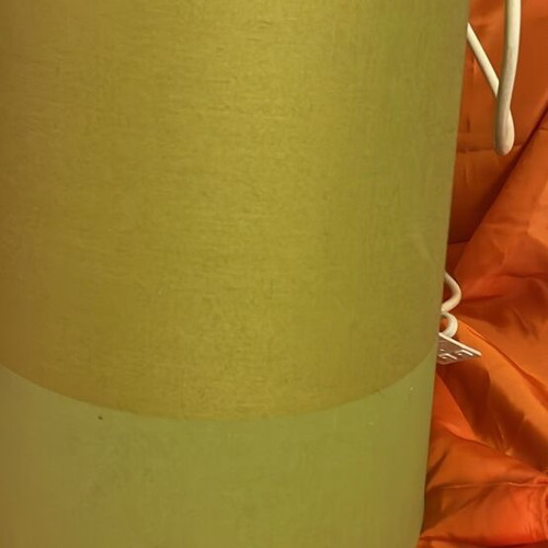 Long green oil fabric lamp like new