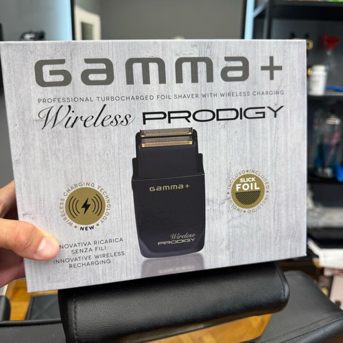 Gamma Piu Wireless Prodigy rechargeable shaver black like new