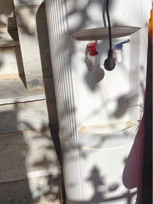 Water cooler with cold water function used