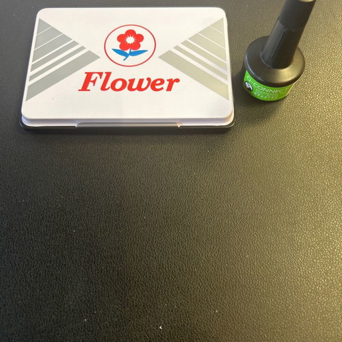 Stamp pad and black ink new