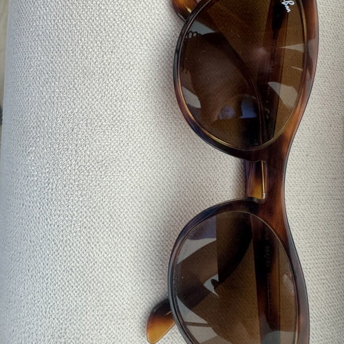 Ray Ban cat eye sunglasses, tortoise shell, brown
