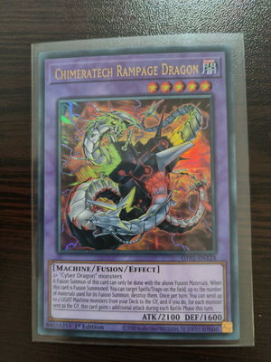 Yu-Gi-Oh Chimeratech Rampage Dragon ultra rare card like new