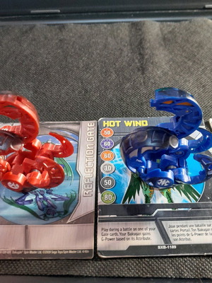 Bakugan figures like new, pack of 2 pieces
