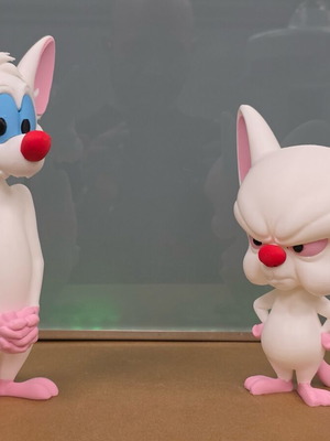Pinky and the Brain figure set new