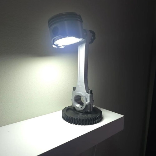 Piston and connecting rod lamp new modern USB LED table light