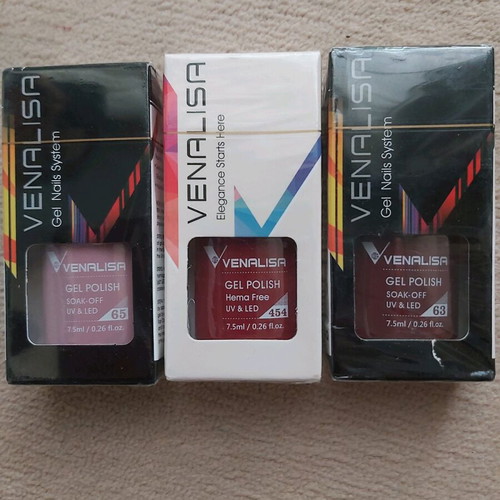 Venalisa gel polish set of 3 new