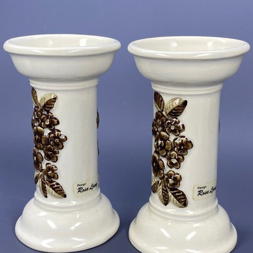 Vintage Rosa Ljung ceramic candlesticks set of 2 like new