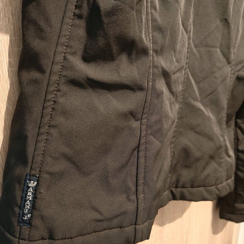 Vintage Armani Jeans women's short khaki jacket medium used