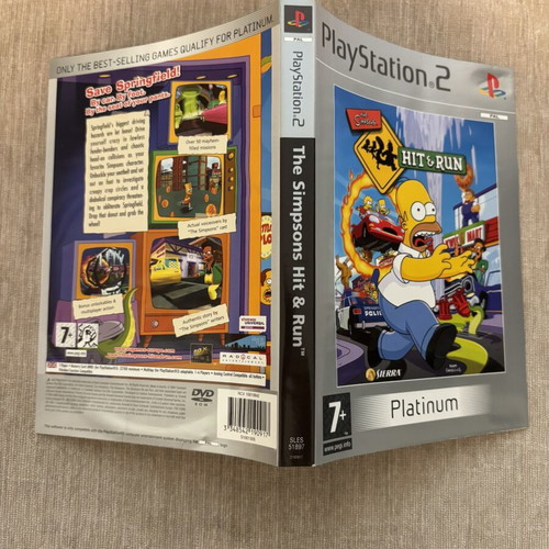 The Simpsons Hit & Run PlayStation 2 cover