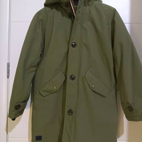 Jacket NUCUTAVAKE green khaki like new, size 14/160cm