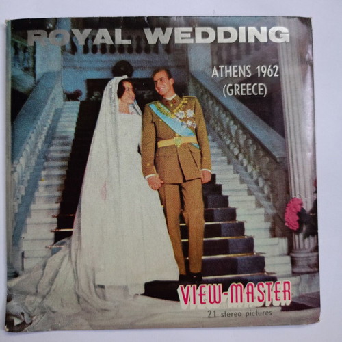 View Master sets dedicated to King Constantine and Anne-Marie's wedding like new