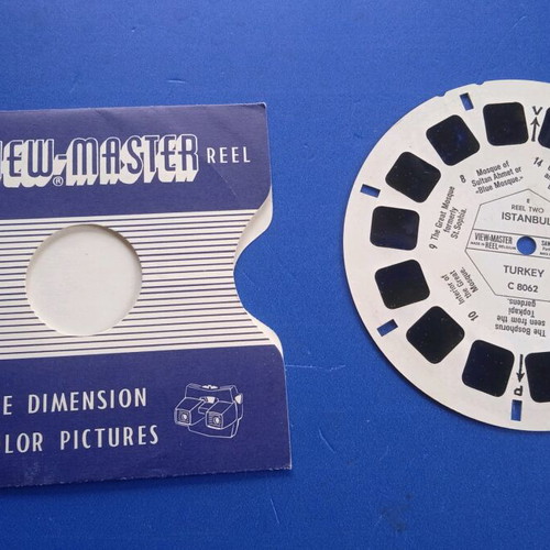 Vintage View-Master used, pack of 8 pieces
