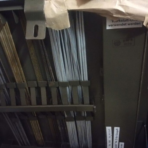 Oxygen collection for cutting and welding like new, military transport trolley Germany