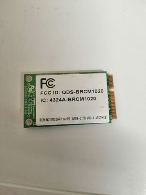 Broadcom BCM94311MCG Mini PCI-e WiFi card used for laptop