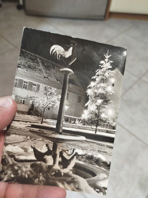 German Christmas card vintage, like new