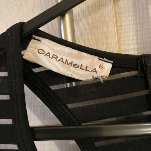 Caramella black mini evening dress like new, size Small-Medium