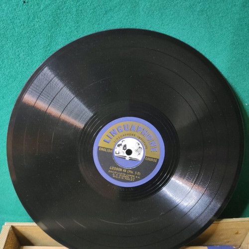 Linguaphone English learning system used with records and books